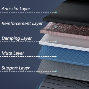 einer Verstärkungsschicht und einer Dämpfungsschicht