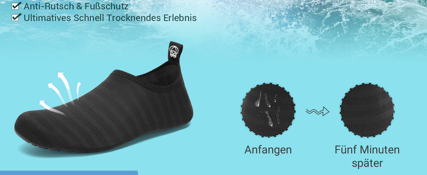 Badeschuhe Damen Herren