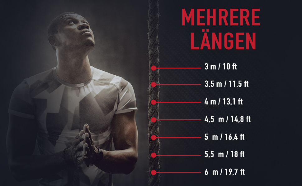 MEHRERE LANGEN 3 m / 3,5 m / 4 m / 4,5 m / 5 m / 5, 5 m / 6 m