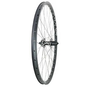 DH21 Disc schwarz, Shimano FH-M475 6-Loch 8-10f. SNSP sz. Speichen silber