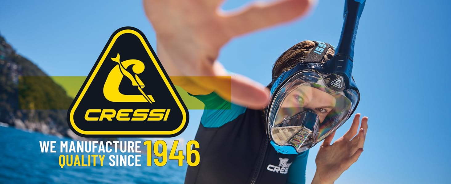 Ultraklare Sicht, Vollmasken, Panoramasicht, 180