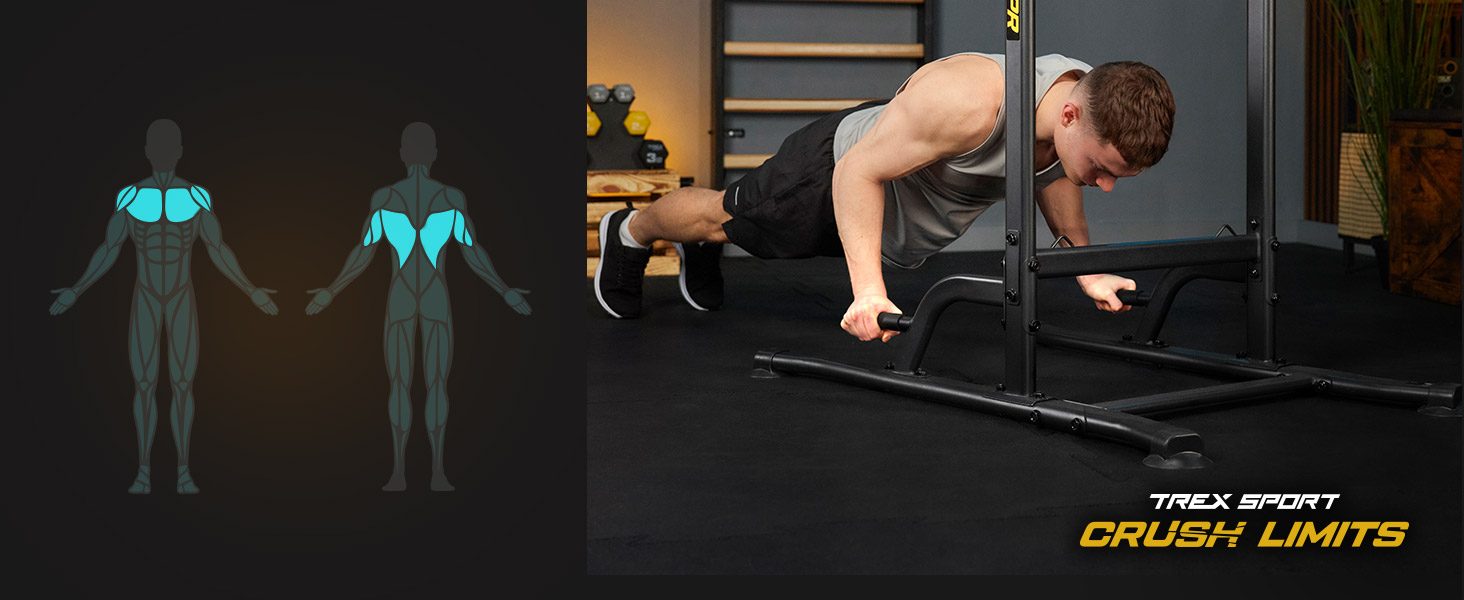 Liegestützgriffe Power Tower Trex sport TX-150PR