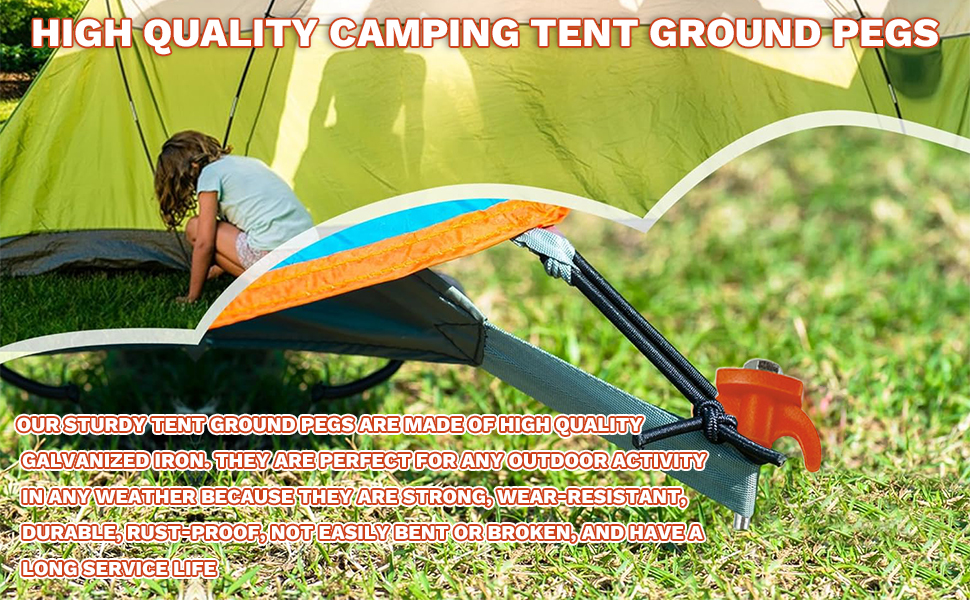 Verzinkte Heringe Camping