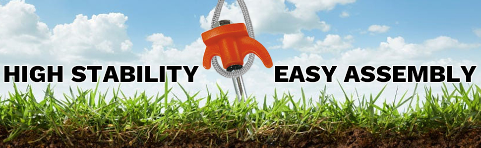 Zeltheringe aus Metall