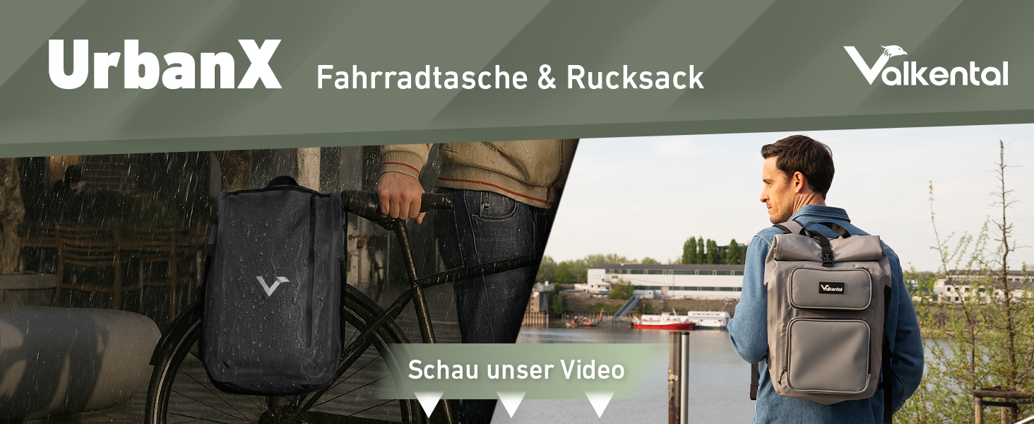 Fahrradtasche Rucksack Gepäckträgertasche Radtasche