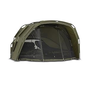 Lucx Tiger Bivvy mit nach hinten versetzter Moskitofront