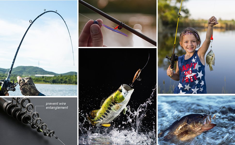 Ceramic Guides Ring Angelruten-Ösen-Reparatur-Set