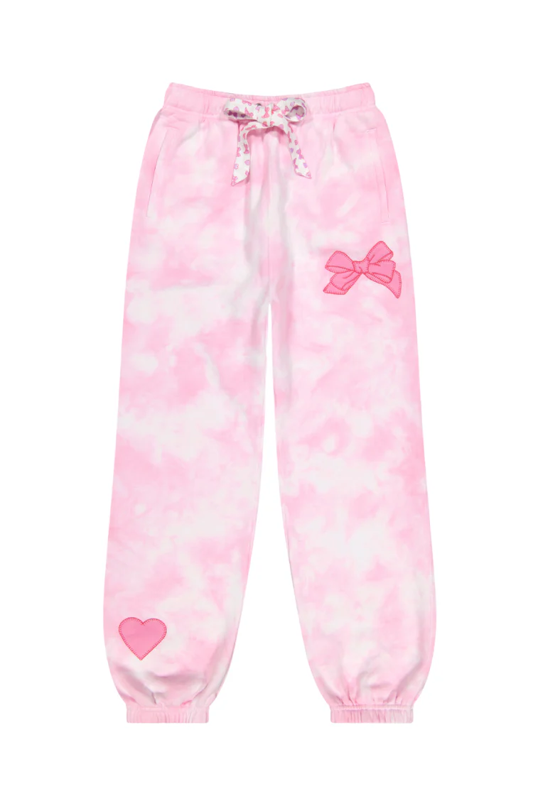LoveShackFancy x Roller Rabbit Disco Bow Sweatpants