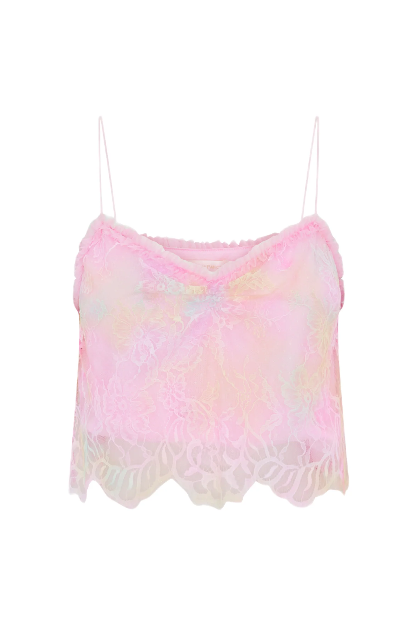 Ferni Tie-Dye Lace Cami Top