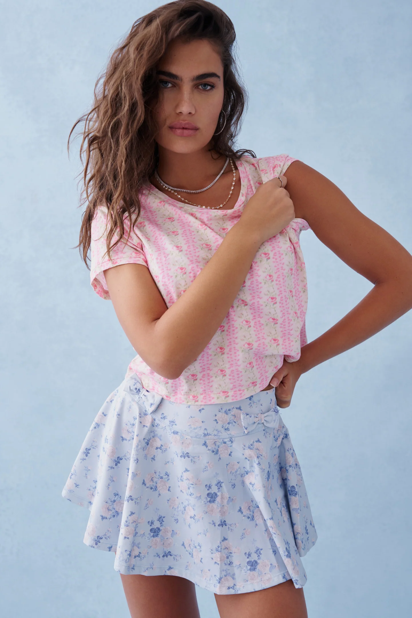 Rubin Cropped Tee - PINK MACARON