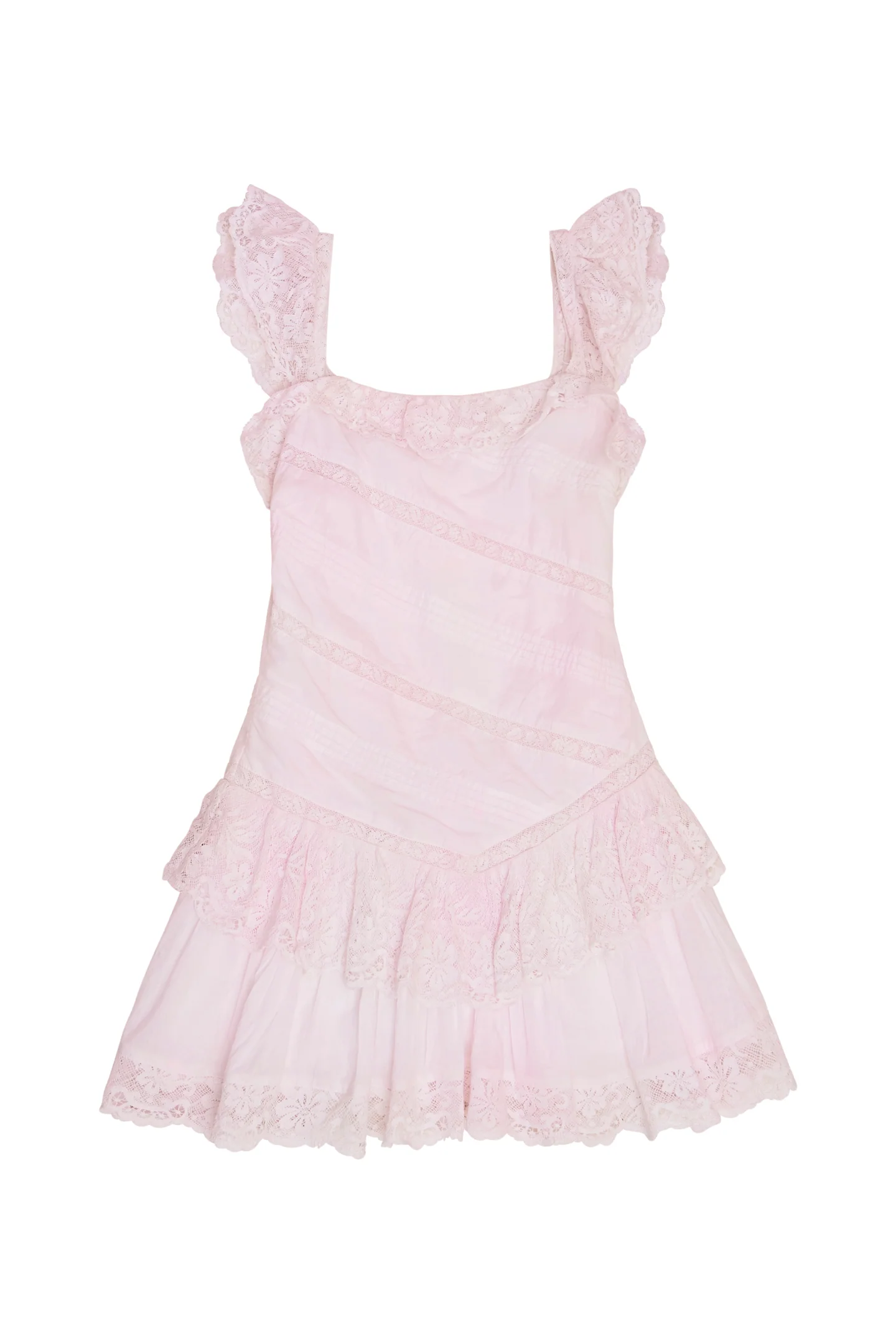 Girls Poppi Cotton Lace-Detailed Dress