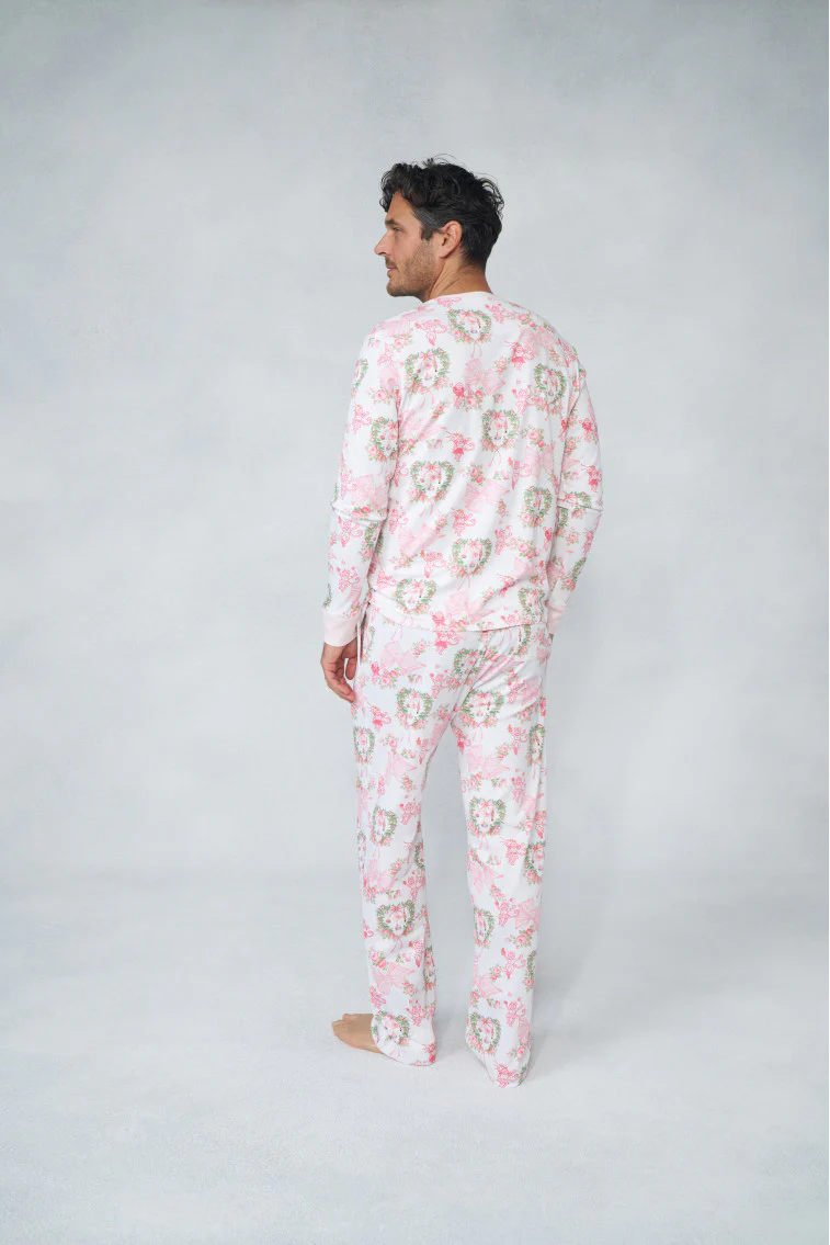 LoveShackFancy x Roller Rabbit Men's Merry Monkey Beaux Spencer Pajamas