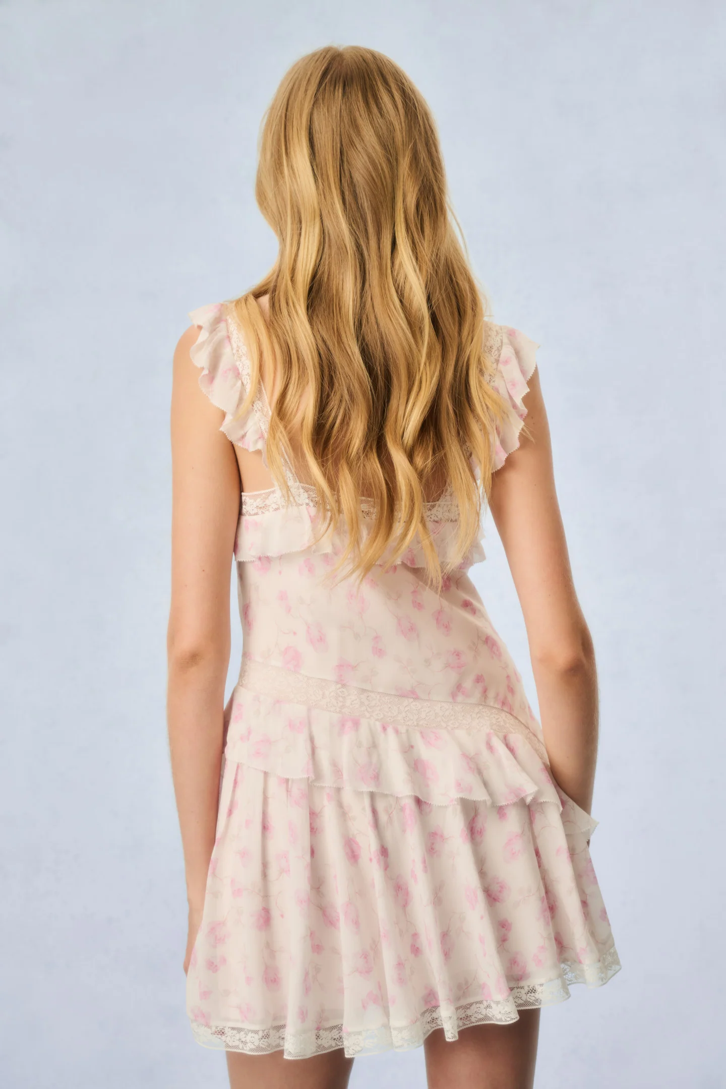 Serima Fragrance Print Mini Dress