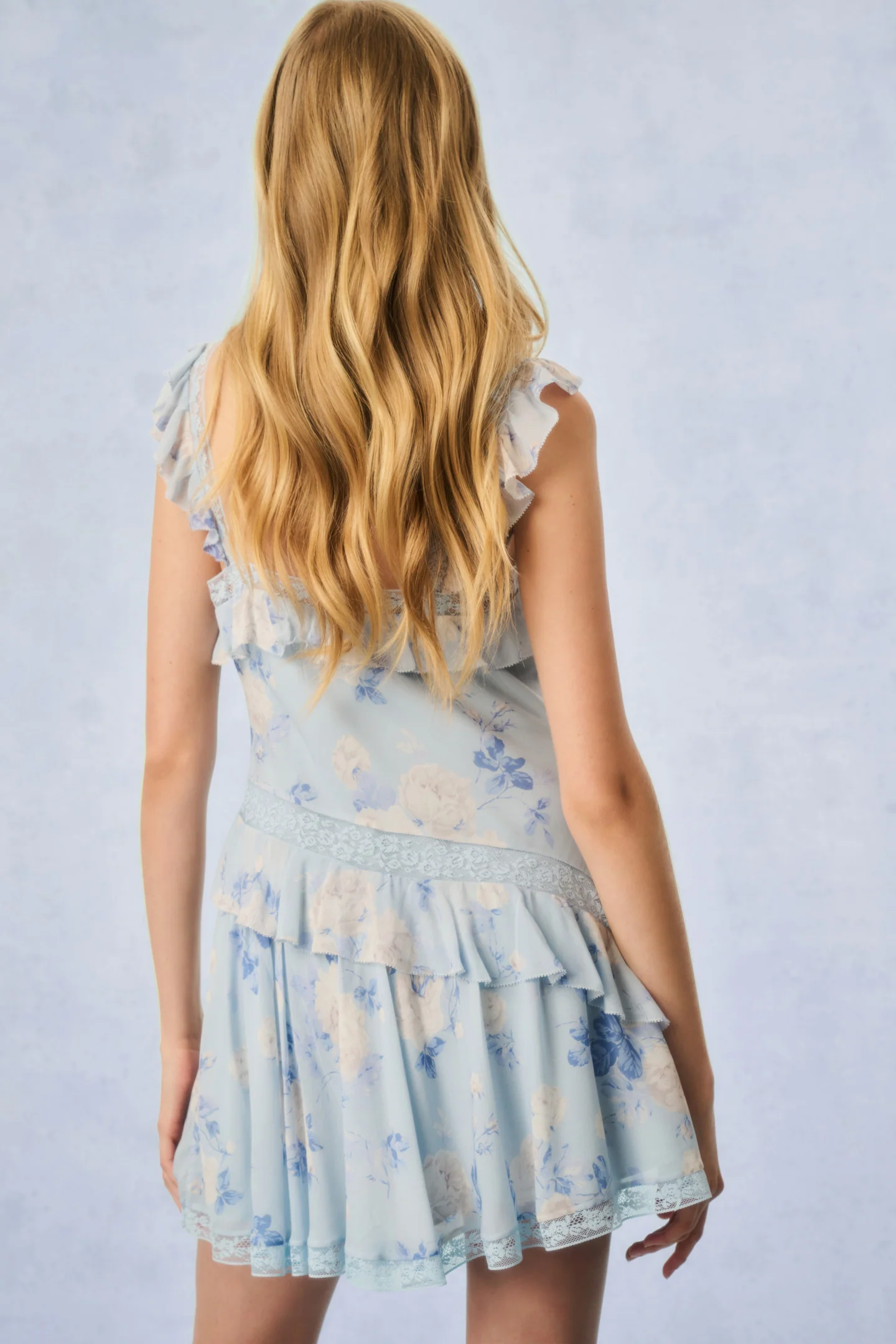 Serima Fragrance Print Mini Dress