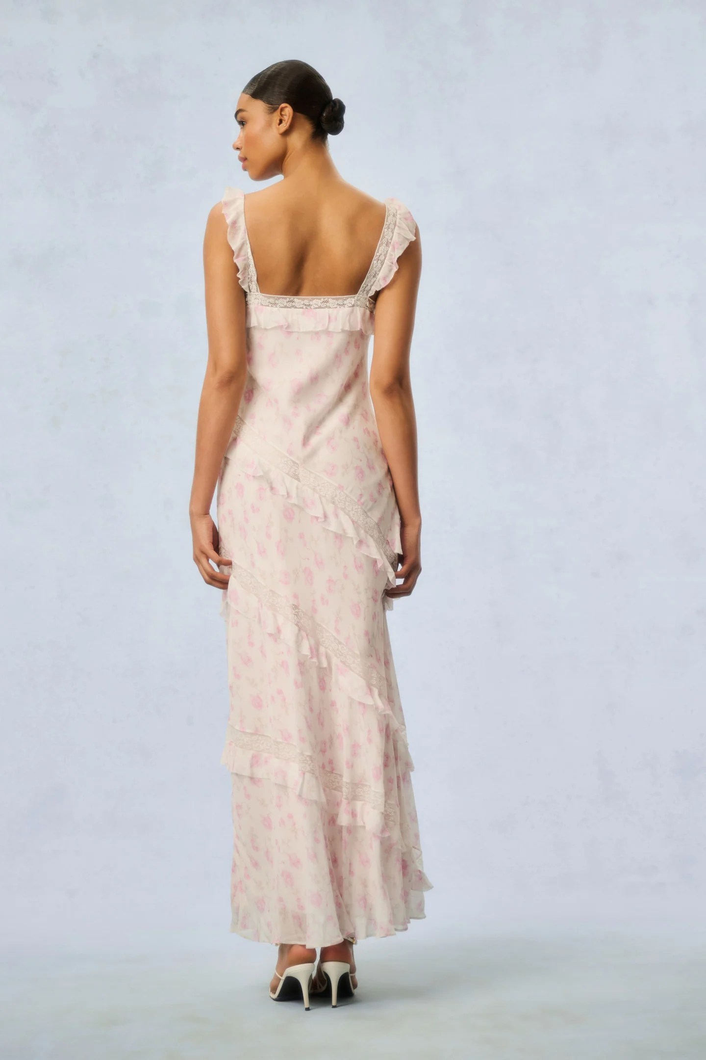 Radiance Fragrance Print Maxi Dress