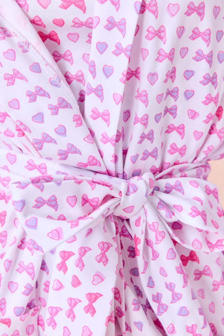 LoveShackFancy x Roller Rabbit Disco Bow Blake Robe