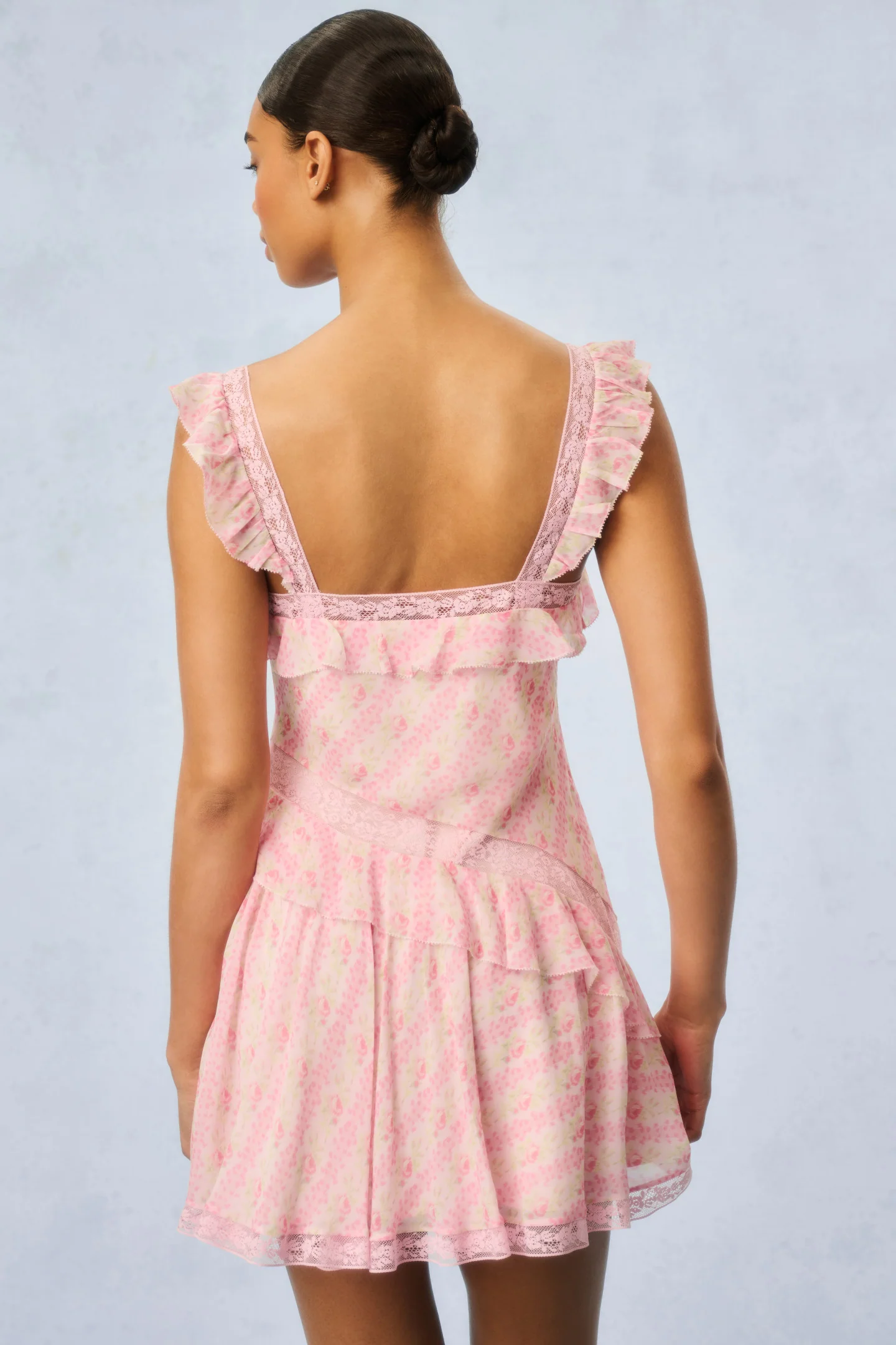 Serima Fragrance Print Mini Dress