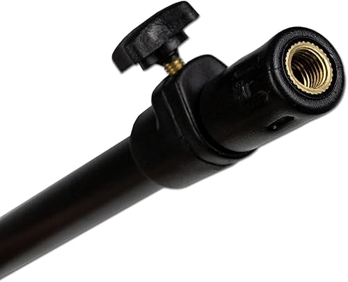 Bankstick Rutenhalter Drill Alu 50-90cm schwarz Rodpod Erdspeer Rutenauflage