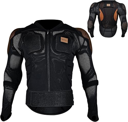 BenKen Schutzausrüstung Ski Weste Rückenprotektor, Outdoor Sport Anti-Kollision Rückenprotektor Skateboard Skifahren Eislaufen Mountainbike Motorrad Off-Road Jacke