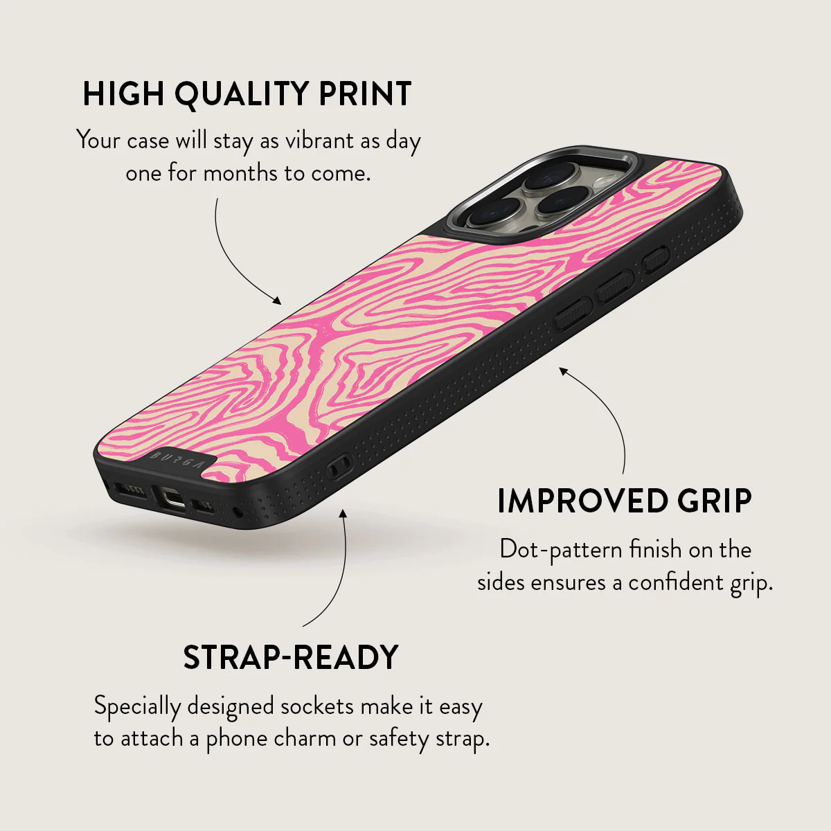 Pink Shores - iPhone 16 Pro Max Case