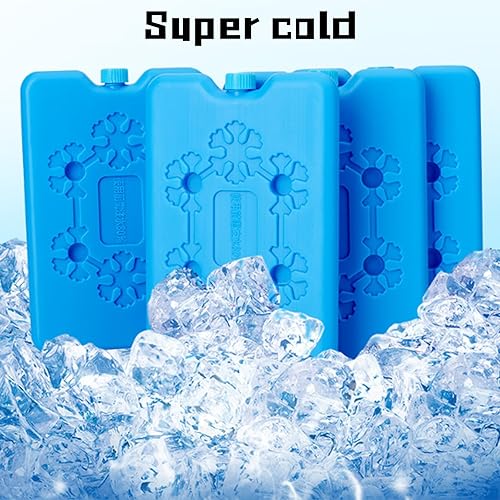 PcvGef 6 Kühlakkus, Kühlakkus für Kühltasche und Kühlbox, Wiederverwendbare Ice Packs für Outdoor-Aktivitäten, Büro und Camping