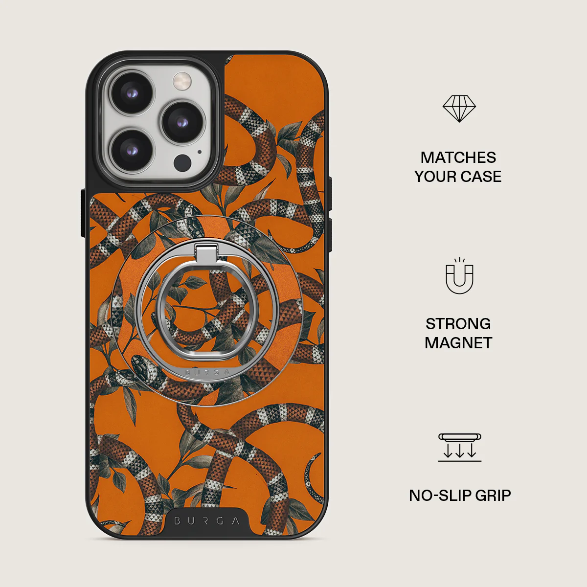 Bitter Apricot - Snake Magnetic Ring Holder