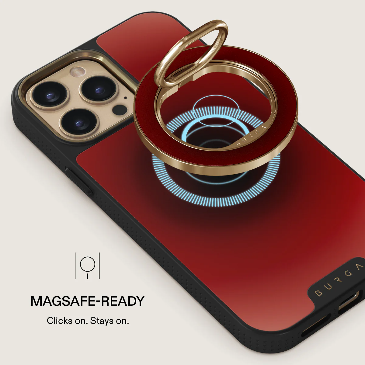 No Talking - Magnetic Ring Holder