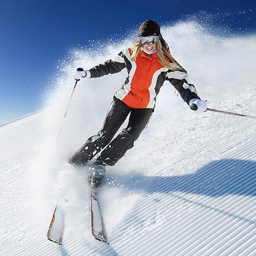 PATIKIL 3Pack 1.2'x0.8' Extra-Grob/Fein/Extra-Fein Ski Snowboard Diamantstein Ski Kantenschleifer Diamant Kantenfeile Snowboard Schleifscheibe Schwarz/Fuchsia/Grün