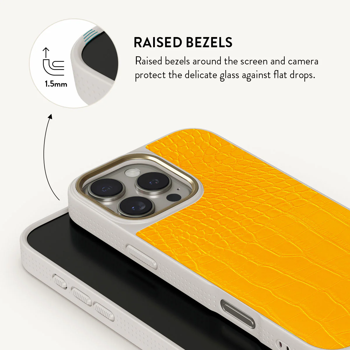 Canary Yellow - Snake Skin iPhone 16 Pro Max Case