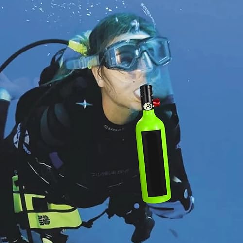 15 Minuten Unterwassertank, 1 l Tauchausrüstung, Air Buddy Tauchsystem, 15 Minuten Unterwasser-Atmungszeit, kompakt und leicht, 2140 g, perfekt für Männer und Frauen, Tauchtraining