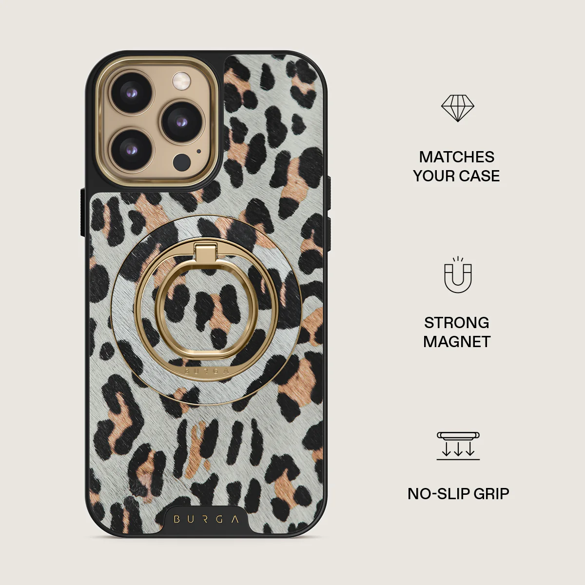 Baby Leo - Leopard Magnetic Ring Holder