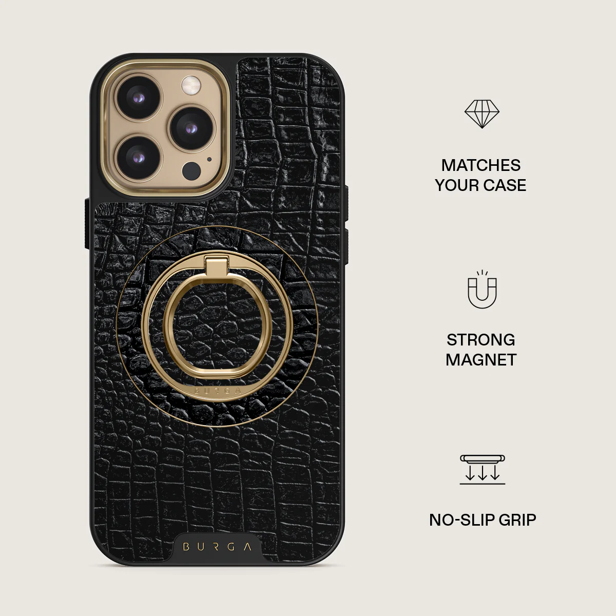 Reaper's Touch - Snakeskin Magnetic Ring Holder