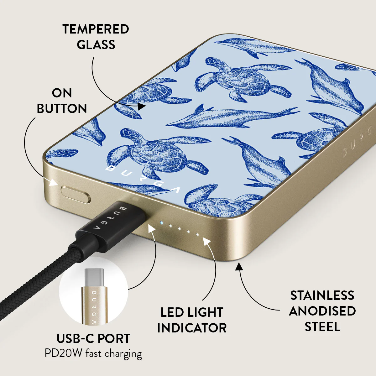 Aquatic Dance - Magnetic Power Bank