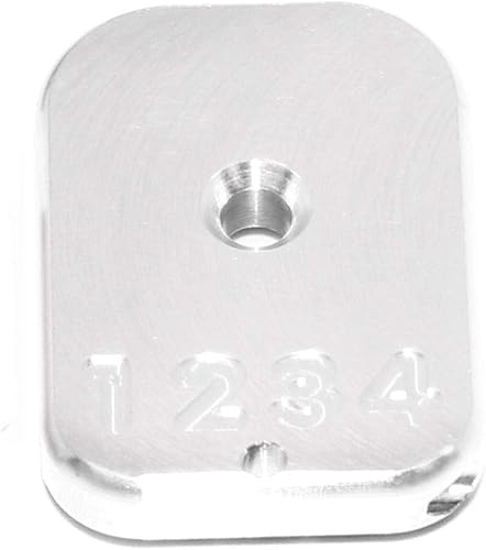 Airsoft Softair Armorer Works AW Custom CNC Magazin Grundplatte Base Plate für Hi-Capa GBB Gas Magazin Silber