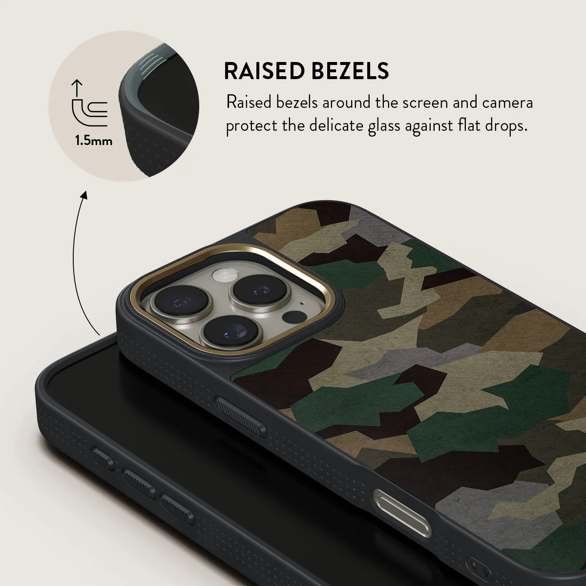 Tropical Green Camo - iPhone 16 Pro Max Case