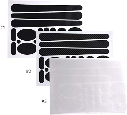 VGEBY1 1 Set Fahrrad Kettenstrebenschutz, Anti-Rost Kettenstreben und Rahmen Aufkleber Fahrrad Aufkleber Aufkleber für Meisten Fahrräder(Schwarz)