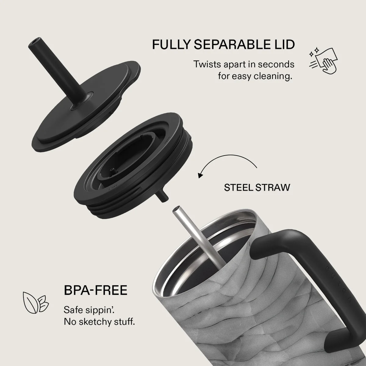 First Expedition - Gray All Day Leakproof Tumbler