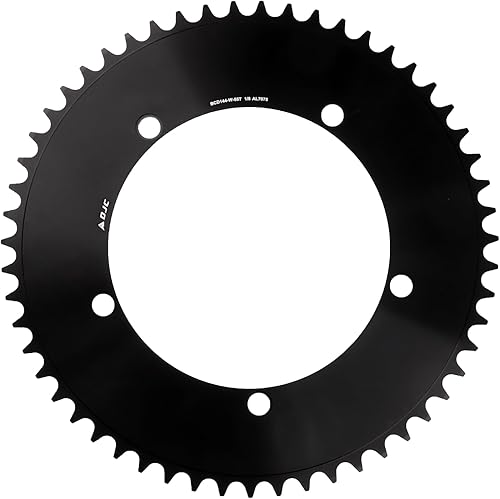 DJC 144BCD Rundes Kettenblatt Fixed Gear Fixie Track Bike 47T 49 51 53 55 57 59 61T Single Speed Kettenrad 1/2 * 1/8 144 Bcd