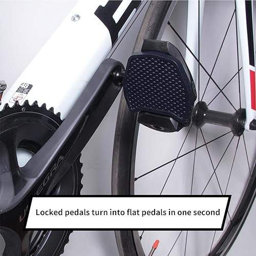 PP Pedal Plate Adapter,Klickpedale,Kompatibel mit Shimano SPD-SL Klickpedale,Ändert Klickpedale zu Flats,Keine Shuhplatten benotigt,für Grip und Komfort