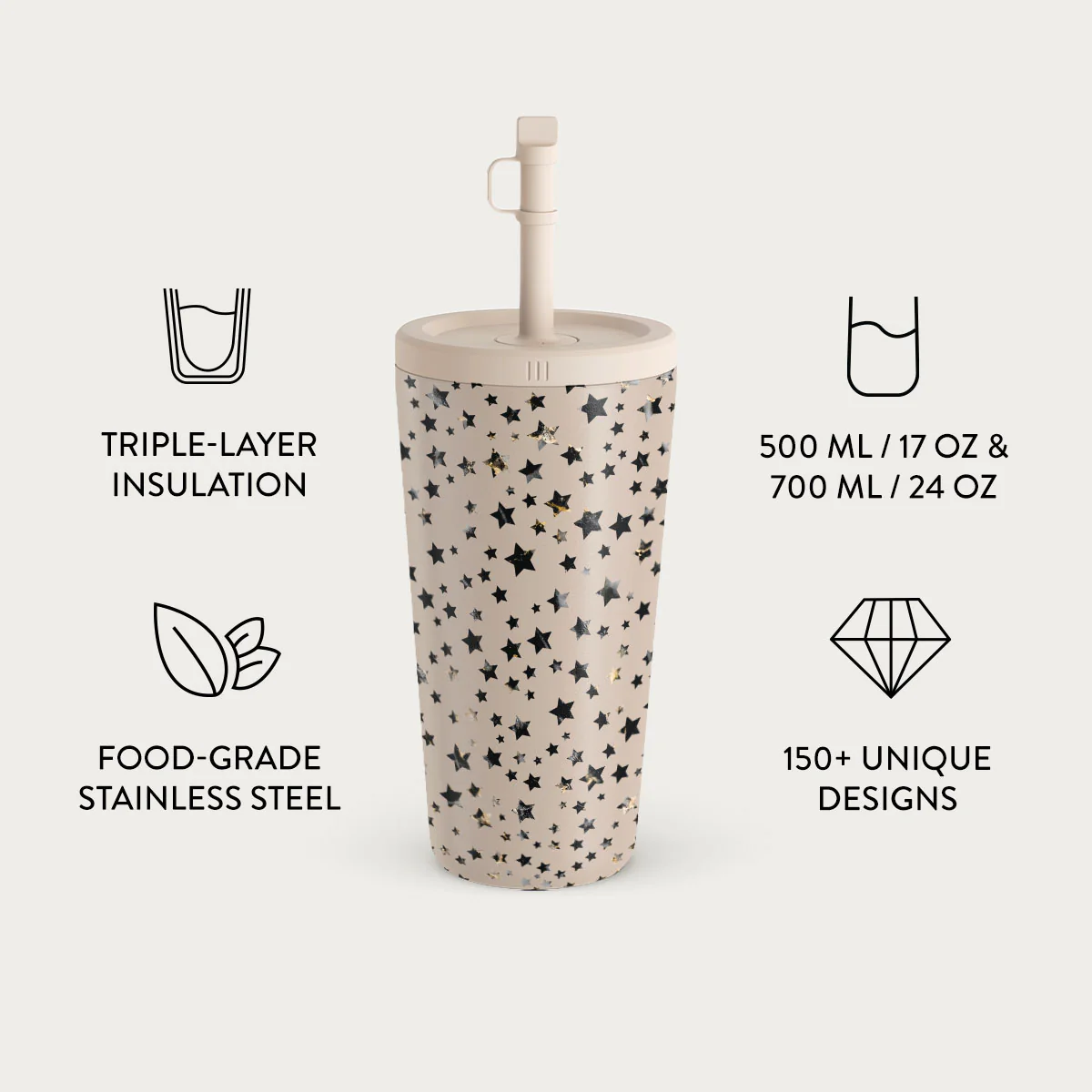 Sparkling Tiara - Stars Travel Mug