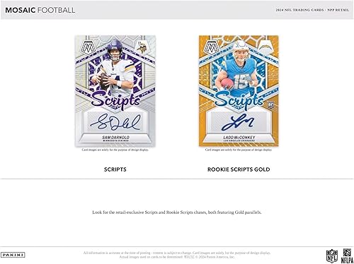 2024 Panini NFL-Mosaik-Fußball-Sammelkarten Blaster-Box
