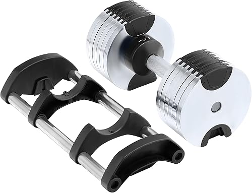 Sevico verstellbare Kurzhantel - Hantel mit Ablageschale platzsparende Hantel für Frauen und Maenner, Training und Fitness zu Hause 6 Gewichtsstufen 2-24 kg