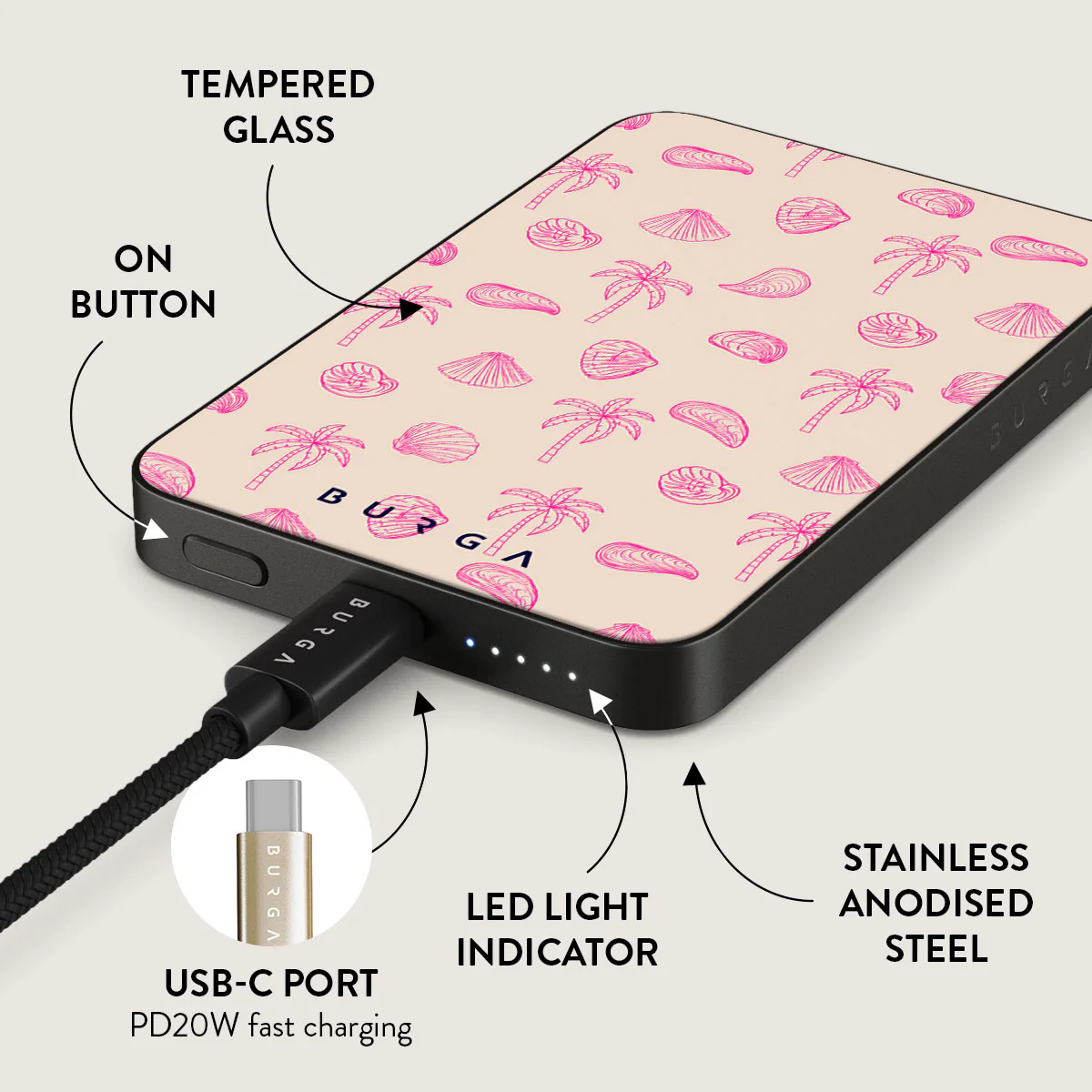 Beach Please - Magnetic Power Bank