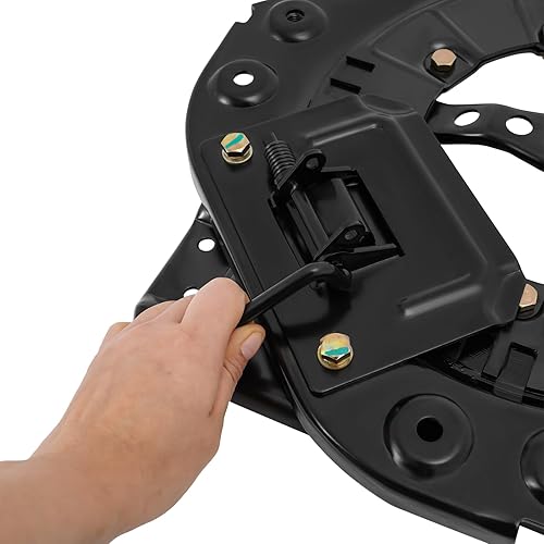 Sitz Drehsockel Heavy Duty Sitz Drehscheibe 3.0mm 360 Grad drehbar kaltgewalzte Stahlplatte Drehbare 130kg Last Autositzbasis Drehbarer Sitz für RV Van Camper Boot LKW Bus