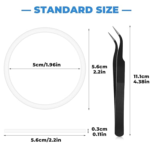 6 Stück Ersatzdichtungsset für Trinkflasche Innendurchmesser 5cm Silikon Dichtungs Ersatz mit Pinzette Isolierbecher Thermobecher für Kaffeebecher Ersatzdeckel