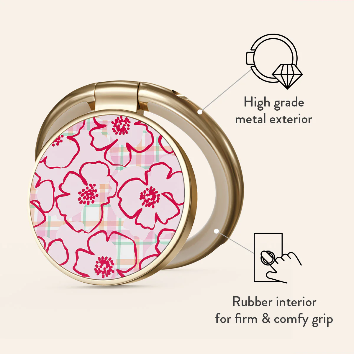 Flower Girl - Adhesive Ring Holder