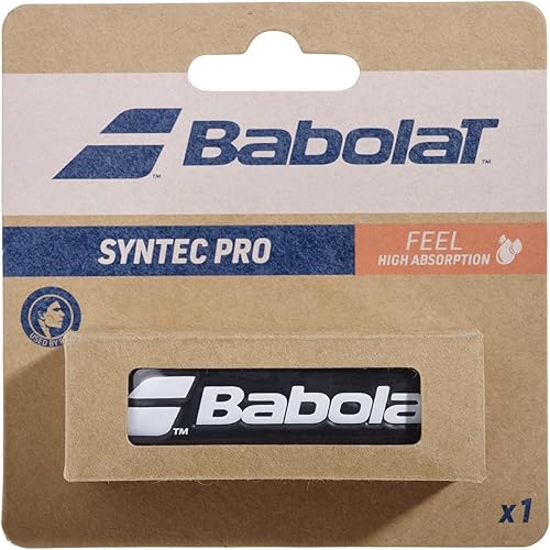Babolat, Tennisgriff Modell Syntec Pro, Dicke 1,9 cm, Hochleistungsfähig, Ideal für EIN besseres Gefühl und Absorption, Klebriger Griff, Empfohlen für schwitzende Spieler