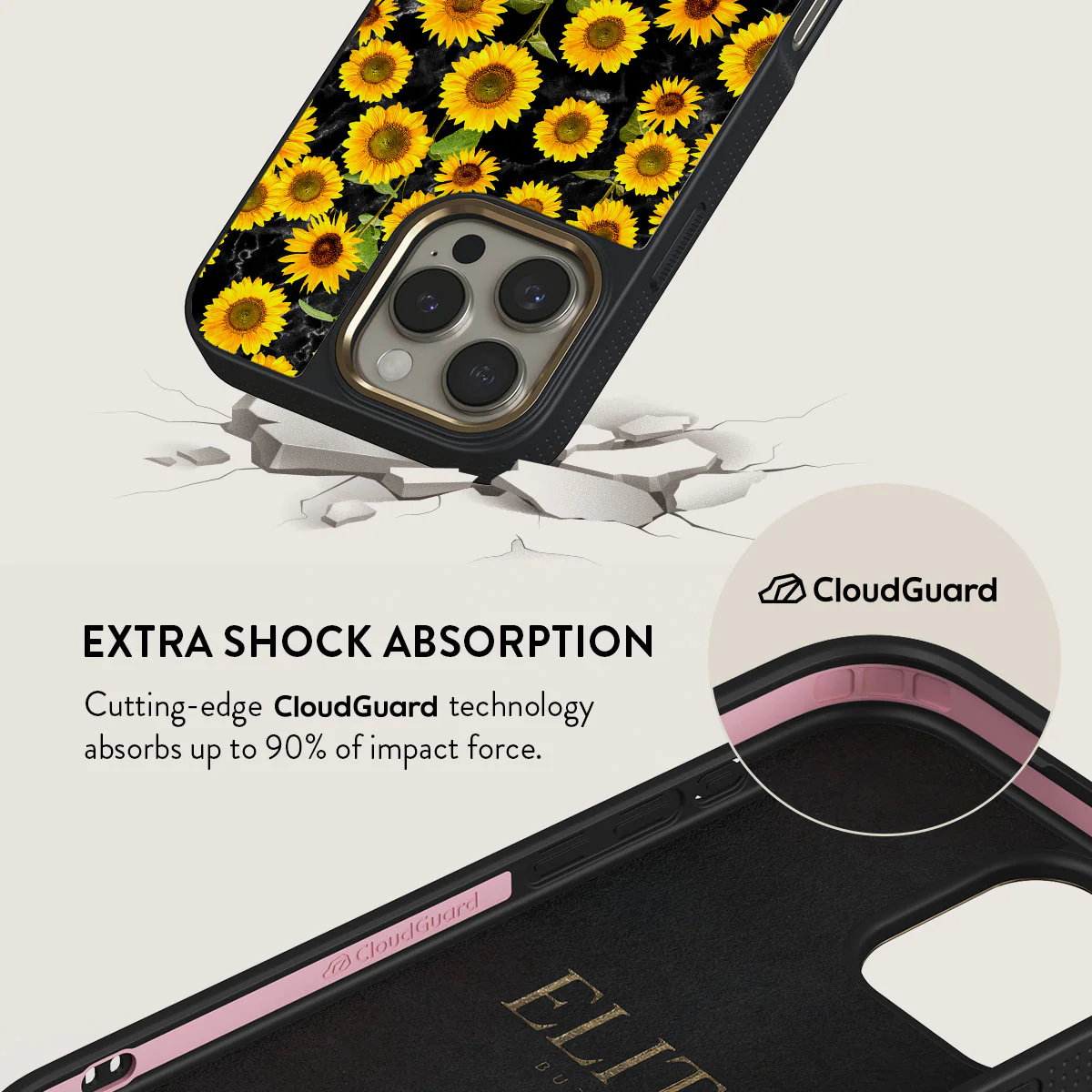 Sunflower Glimmer - iPhone 16 Pro Max Case
