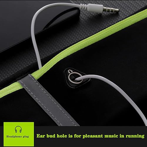Laufgürte, Handytasche Joggen, Sport Hüfttasche Bauchtasche Lauftasche, Gürteltasche wasserdichte, Running Belt Mit Nacht Reflexband, Passt Alle Handys bis zu 6,5 Zoll, Wandern, Fitnessstudio