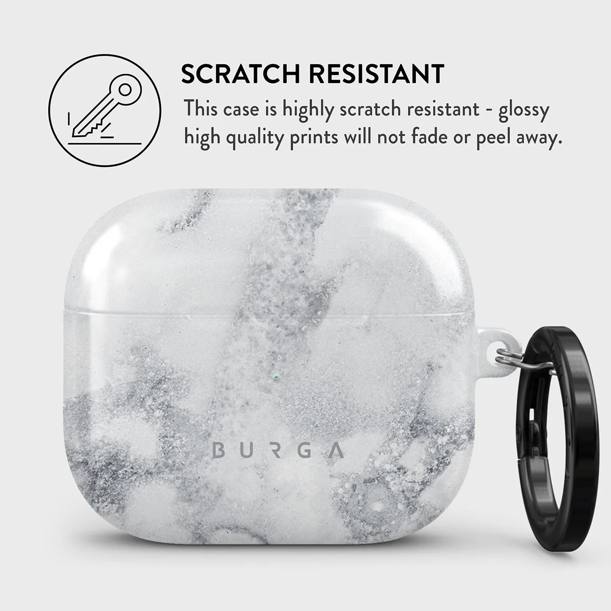 White Winter - Classy Marble AirPods 3 Case